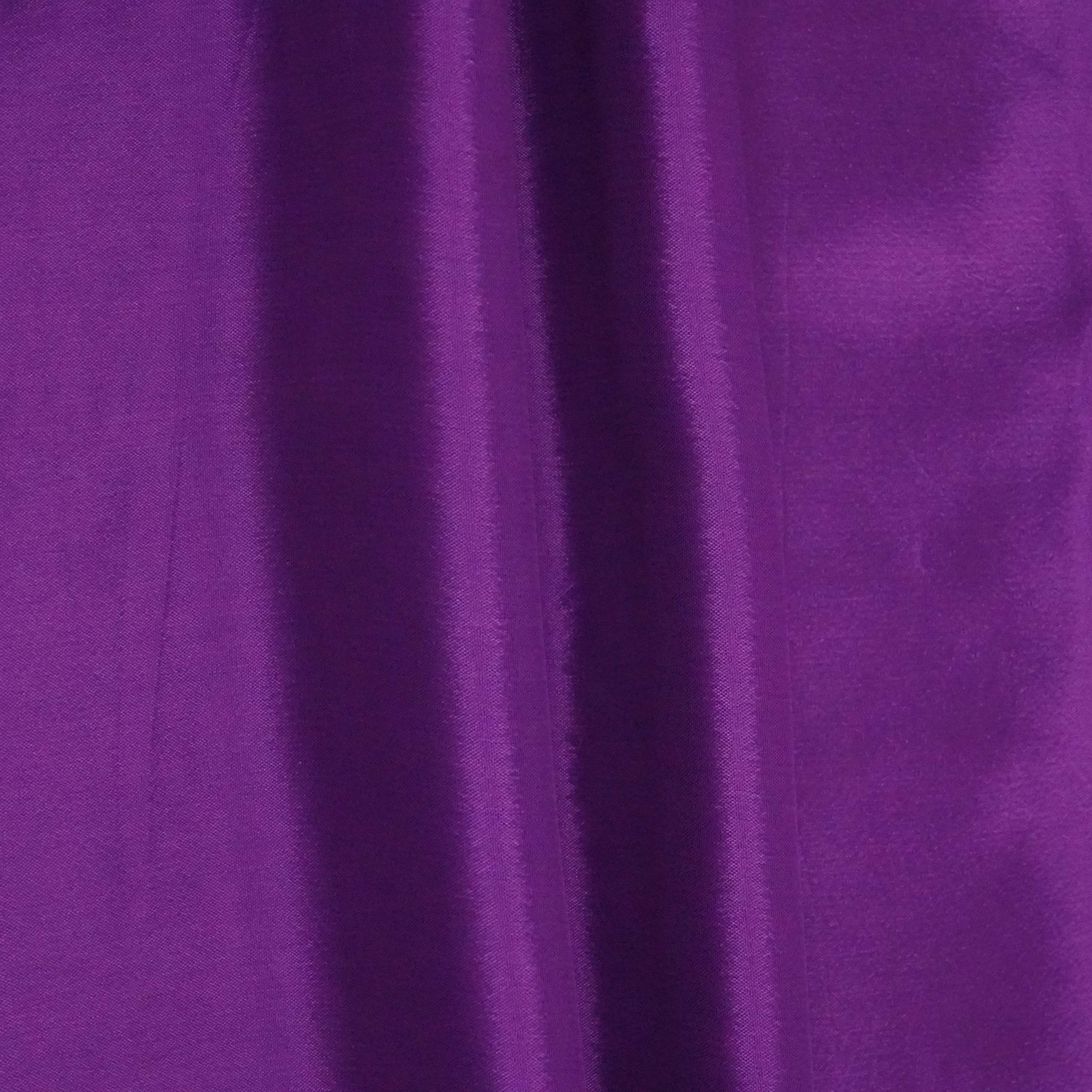 Voilet Solid Chinon Fabric NFC-01 - TradeUNO