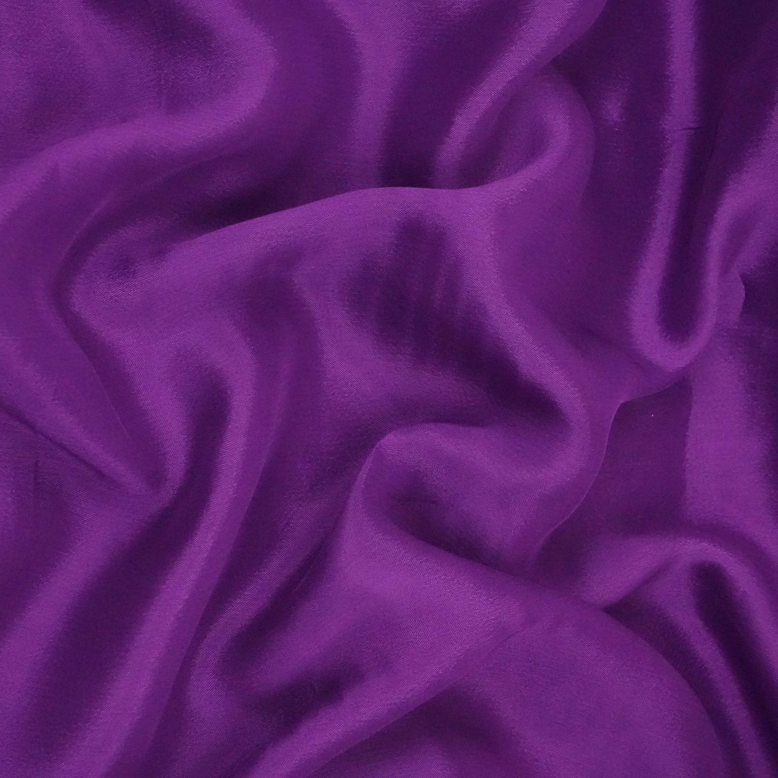 Voilet Solid Chinon Fabric NFC-01 - TradeUNO