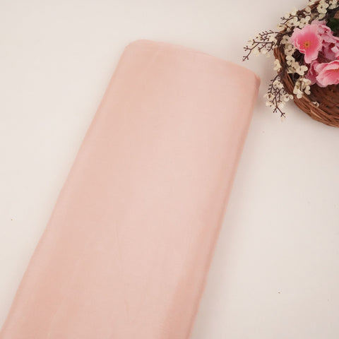 Baby Pink Solid Chinon Fabric NFC-19