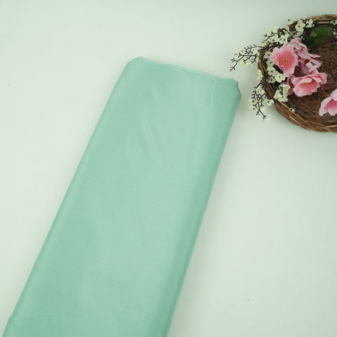 Mint Green Solid Chinon Fabric NFC-13