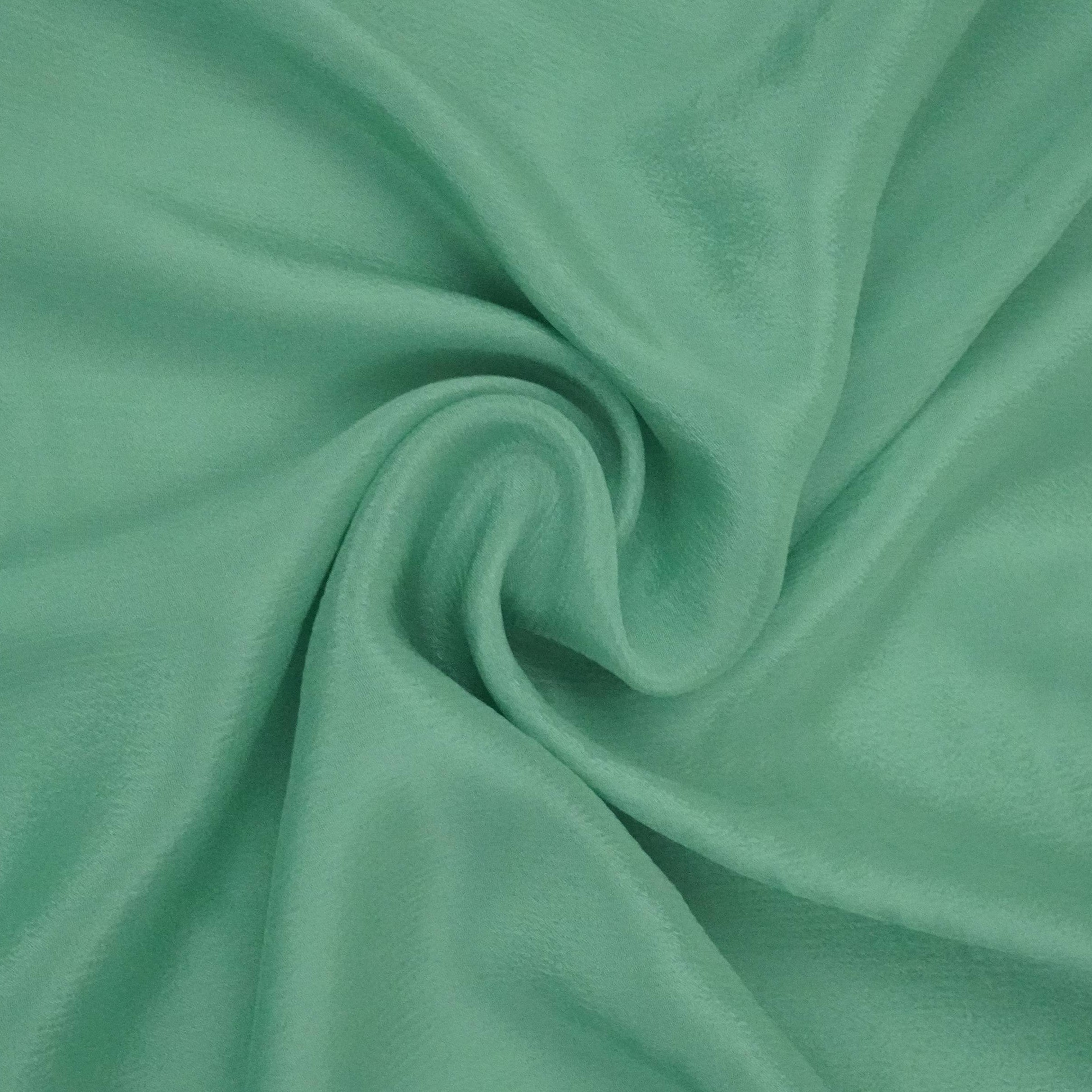 Mint Green Solid Chinon Fabric NFC-13 - TradeUNO