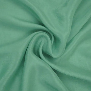 Mint Green Solid Chinon Fabric NFC-13 - TradeUNO