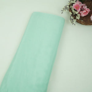 Seafoam Green Solid Chinon Fabric NFC-11 - TradeUNO