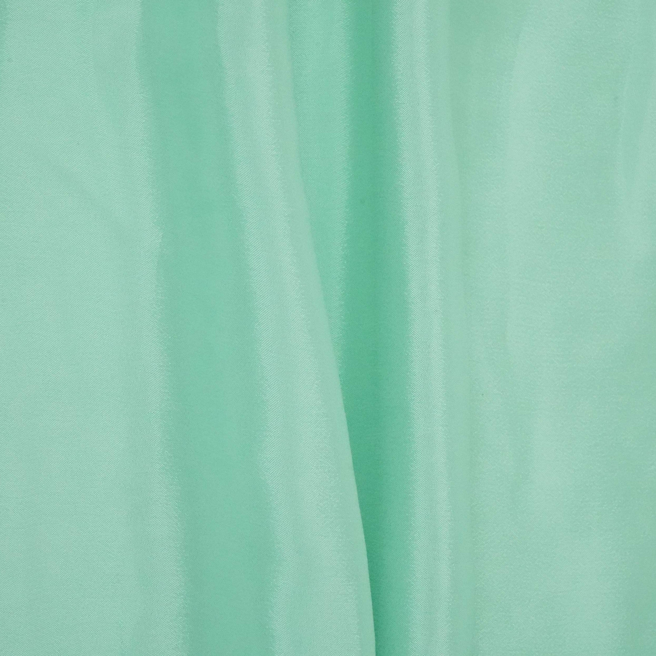 Seafoam Green Solid Chinon Fabric NFC-11 - TradeUNO