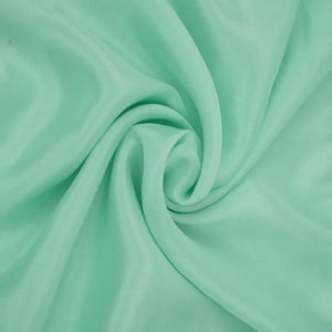 Seafoam Green Solid Chinon Fabric NFC-11 - TradeUNO