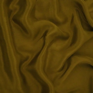 Dark Mustard Solid Chinon Fabric NFC-15 - TradeUNO