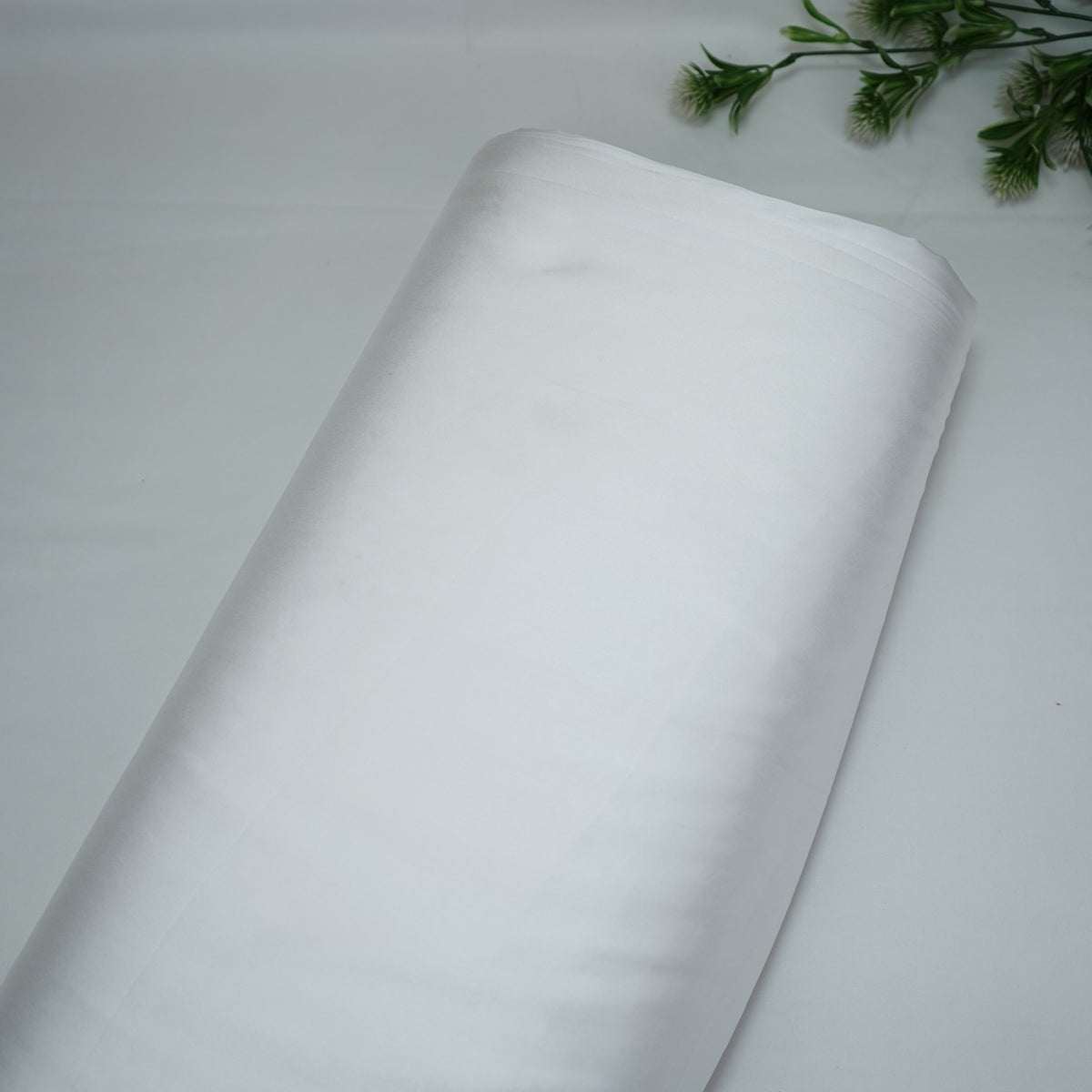 White Japanese Satin Fabric