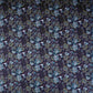 Dark Blue with Purple Floral Print Cotton Mulmul Fabric PG-30459