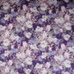 Dark Purple Floral Print Cotton Mulmul Fabric PG-30390