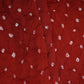 Dark Red Bandhani Print Modal Satin Fabric EEG-32220