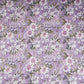 Purple Floral Print Cotton Mulmul Fabric PG-30381