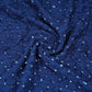 Royal Blue Bandhani Print Modal Satin Fabric EEG-32221