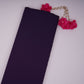 Purple Solid Double Georgette Fabric LI-32205