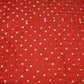 Red Bandhani Print Modal Satin Fabric EEG-32219