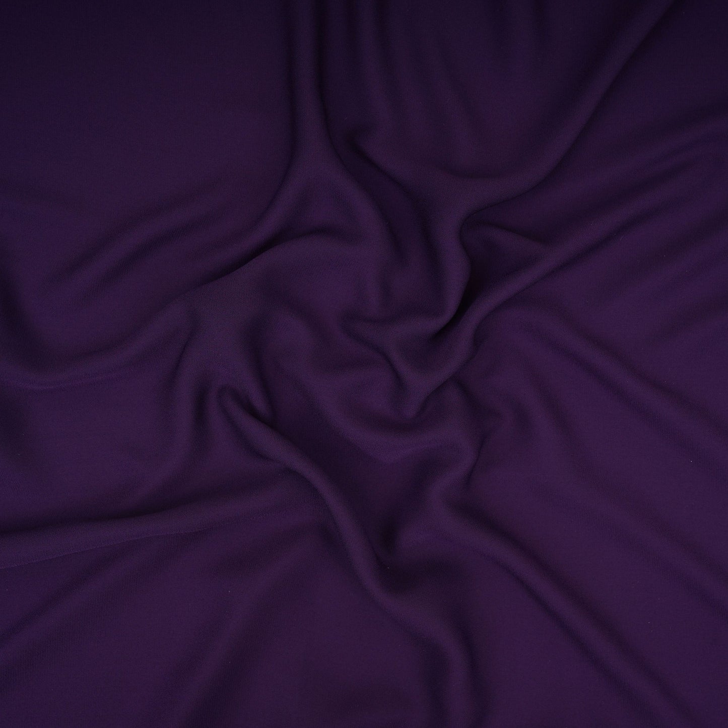 Purple Solid Double Georgette Fabric LI-32205