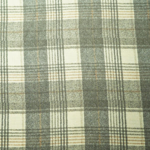 Brown & Beige Check Print Pashmina Fabric