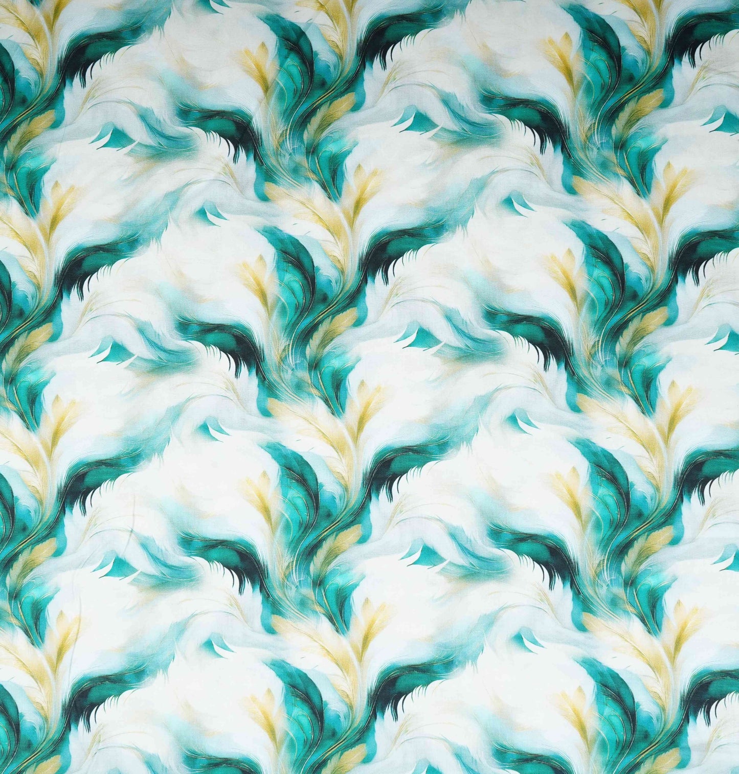 Multicolor Abstract Print Cotton Mulmul Fabric PG-30477