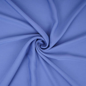 Blue Solid Double Georgette Fabric LID-16 - TradeUNO