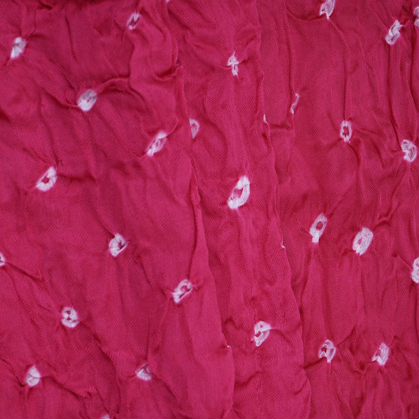 Pink Bandhani Print Modal Satin Fabric EEG-32225