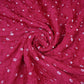 Pink Bandhani Print Modal Satin Fabric EEG-32225