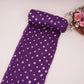 Purple Bandhani Print Modal Satin Fabric EEG-32226