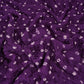Purple Bandhani Print Modal Satin Fabric EEG-32226