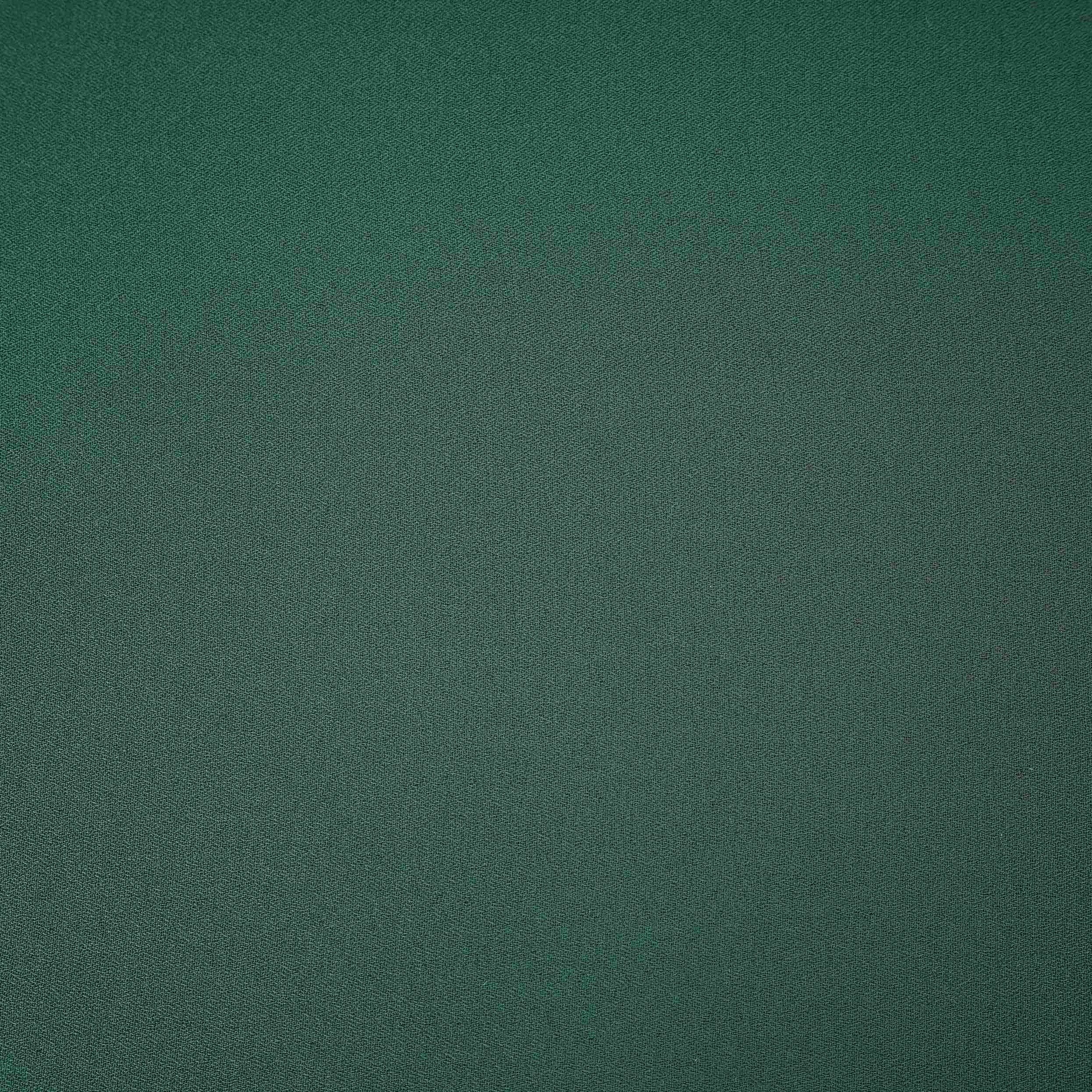 Dark Green Solid Double Georgette Fabric LID-03 - TradeUNO