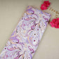 Lavender & Purple Paisley Print Cotton Mulmul Fabric PG-30464