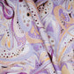 Lavender & Purple Paisley Print Cotton Mulmul Fabric PG-30464