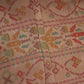 Blush Pink With Multicolor Geometrical Kanjivaram Silk Fabric MTI-32421