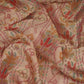 Blush Pink With Multicolor Geometrical Kanjivaram Silk Fabric MTI-32421