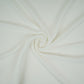 White Solid Double Georgette Fabric LI-32193