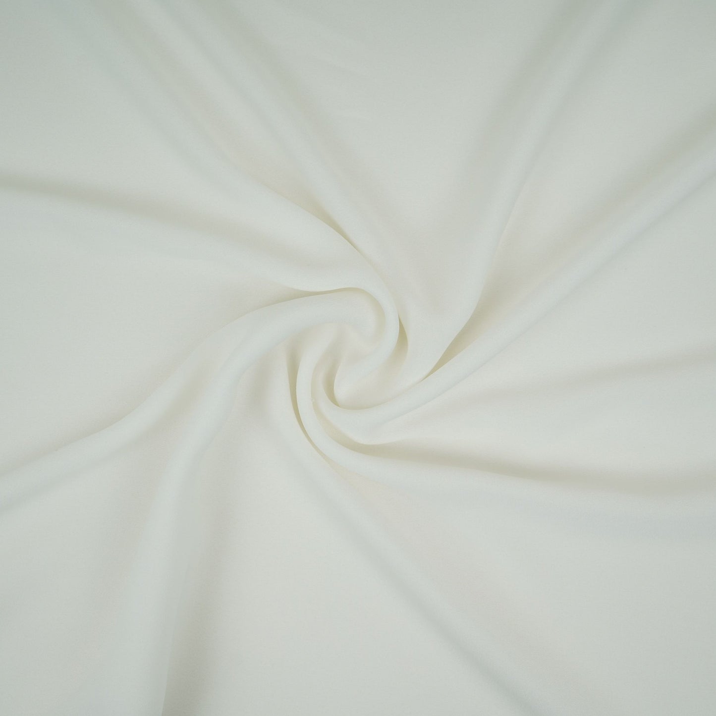 White Solid Double Georgette Fabric LI-32193