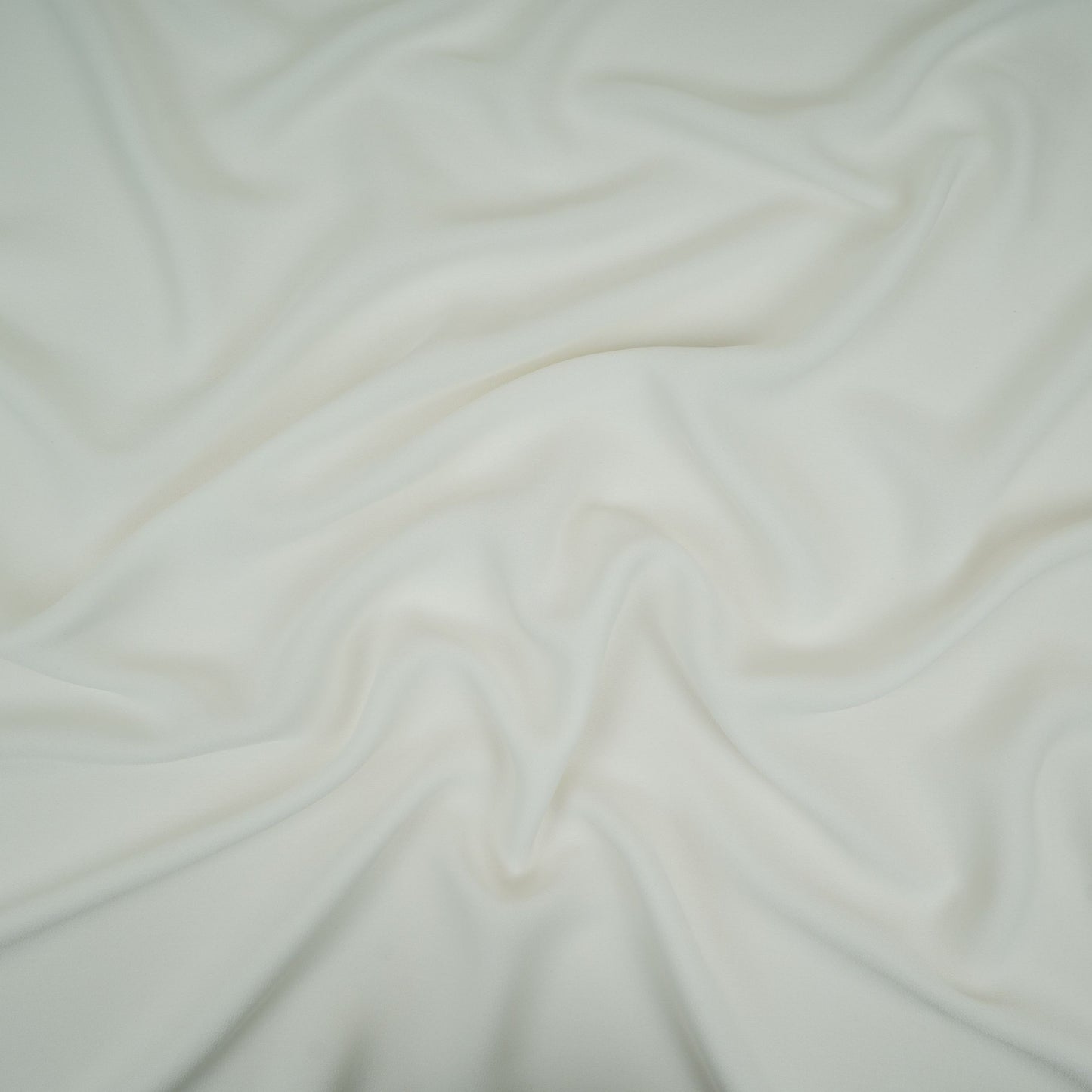 White Solid Double Georgette Fabric LI-32193