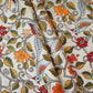 Cream with Multicolor Floral Print Cotton Mulmul Fabric PG-30470