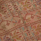 Light Peach With Multicolor Geometrical Kanjivaram Silk Fabric MTI-32420
