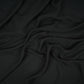 Black Solid Double Georgette Fabric LI-32201