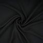 Black Solid Double Georgette Fabric LI-32201