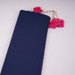 Navy Blue Solid Double Georgette Fabric LID-02