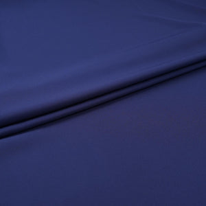 Navy Blue Solid Double Georgette Fabric LID-02 - TradeUNO