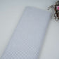 Light Grey With Off White Stripes Cotton Linen Fabric MFM-32411