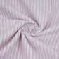 Dusty Mauve With Off White Stripes Cotton Linen Fabric MFM-32414