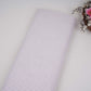 Dusty Mauve With Off White Stripes Cotton Linen Fabric MFM-32414