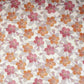 White with Magenta Floral Print Cotton Mulmul Fabric PG-30451