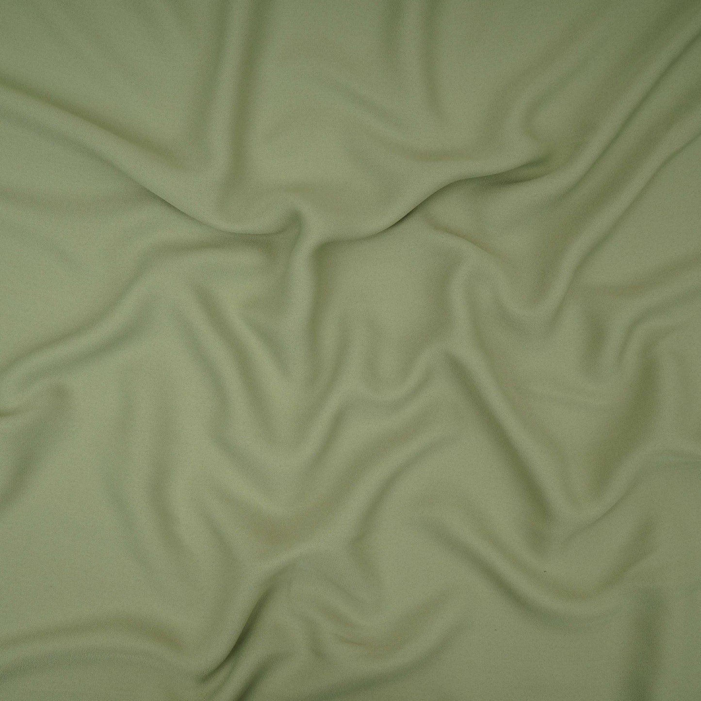 Sea Green Solid Double Georgette Fabric LID-06