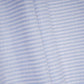 Sky Blue With Off White Stripes Cotton Linen Fabric MFM-32413