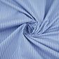 Blue With White Stripes Poplin Fabric MFM-32415