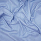 Blue With White Stripes Poplin Fabric MFM-32415