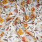 White with Multicolor Floral Print Cotton Mulmul Fabric PG-30478