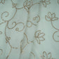White Dyeable Sequins embroidery Malai Chanderi Fabric VF-32233